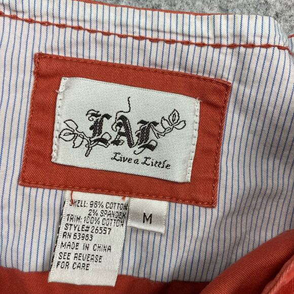 LAL live a little jacket womens M toggle bold statement artsy sailor retro ocean - Picture 6 of 9